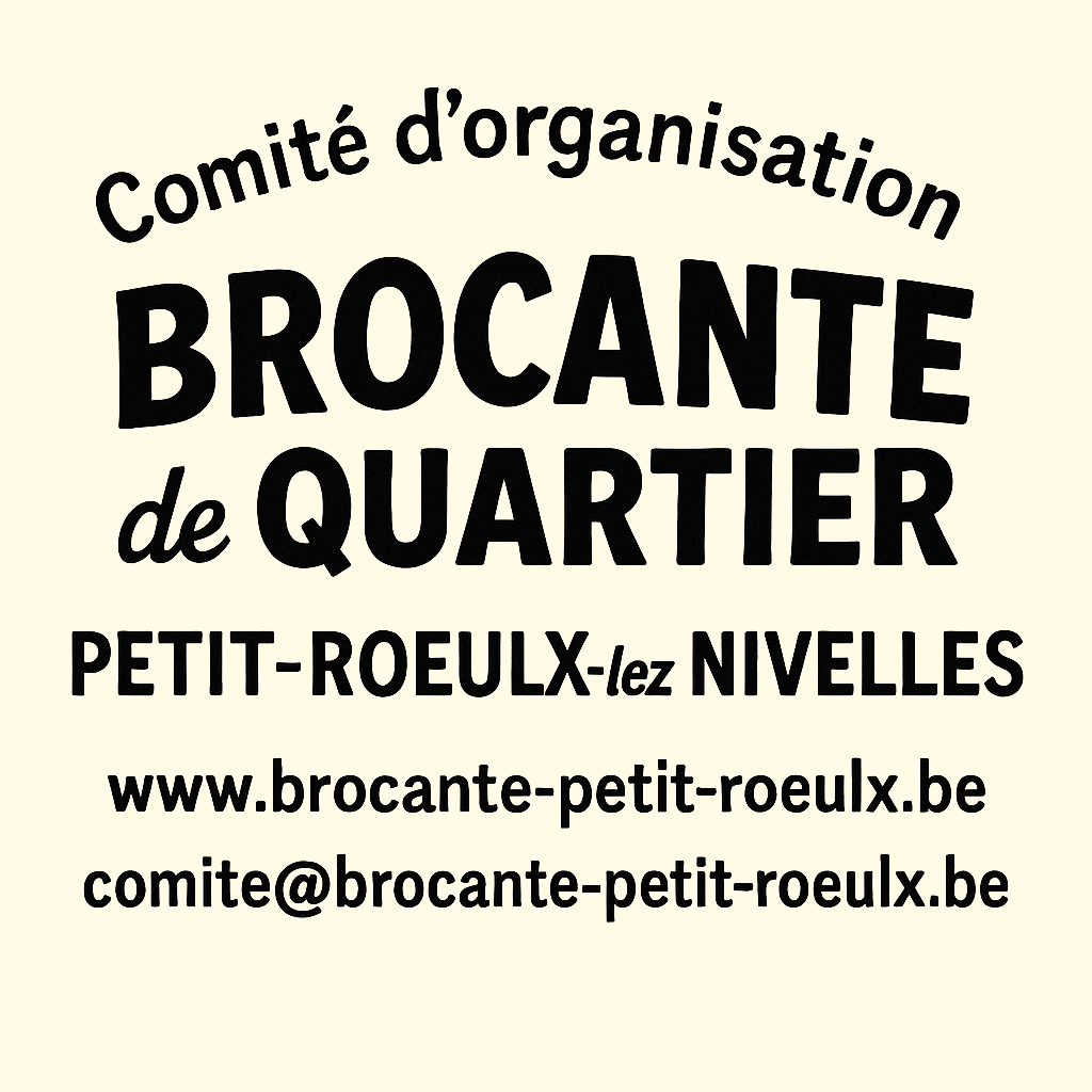 Le comité d'organisation de la Brocante de Petit-Roeulx-lez-Nivelles
